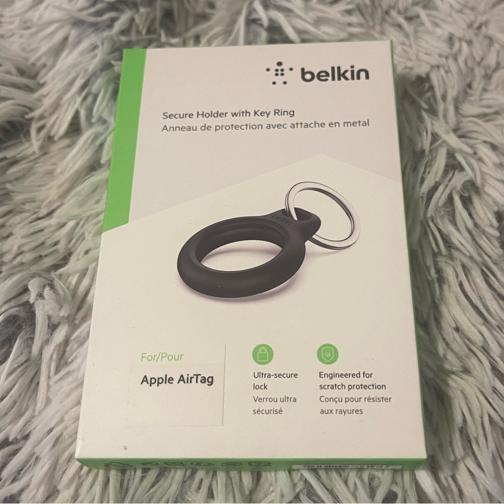 Apple AirTag Secure Holder with Key Ring